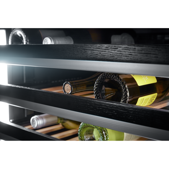 Jennair® NOIR™ 24" Built-In Undercounter Wine Cellar, Left Swing JUWFL242HM