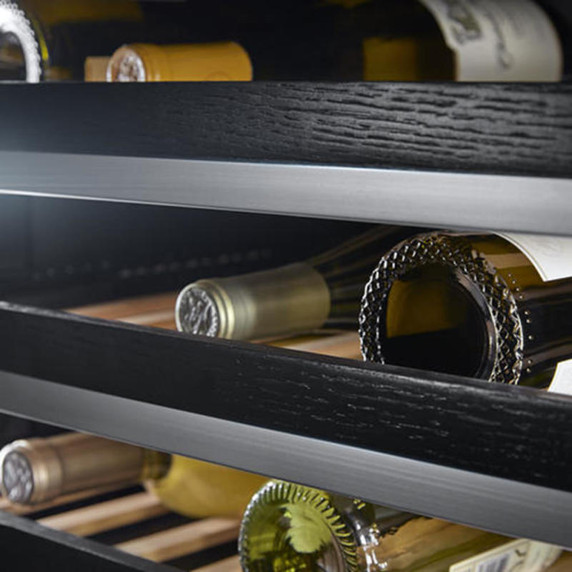 Jennair® NOIR™ 24" Built-In Undercounter Wine Cellar, Left Swing JUWFL242HM