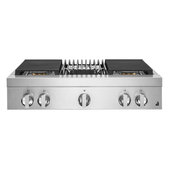 Jennair® 36" NOIR™ Gas Professional-Style Rangetop with Gas Grill JGCP636HM