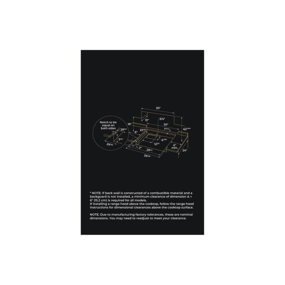 Jennair® 30" NOIR™ Gas Professional-Style Rangetop JGCP430HM