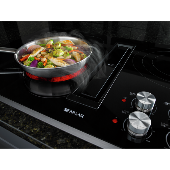 Jennair® Euro-Style 36 JX3™ Electric Downdraft Cooktop JED3536GS