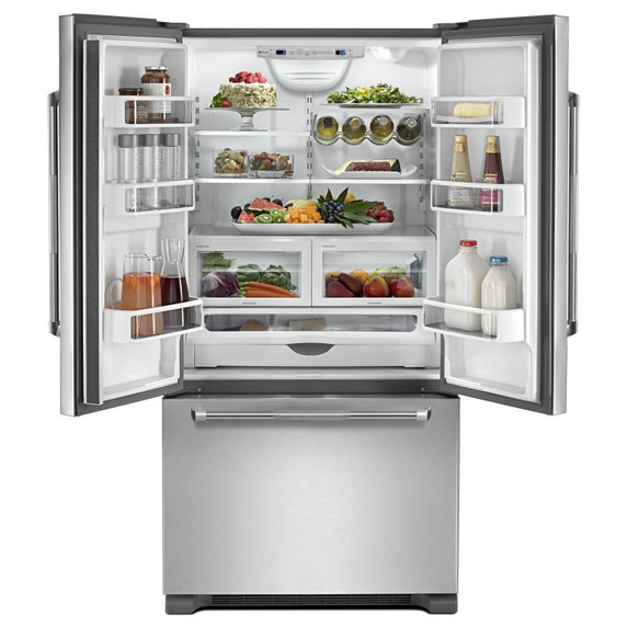 Jennair® RISE 36" French Door Freestanding Refrigerator JFFCF72DKL Jennair® RISE 36" French Door Freestanding Refrigerator JFFCF72DKL