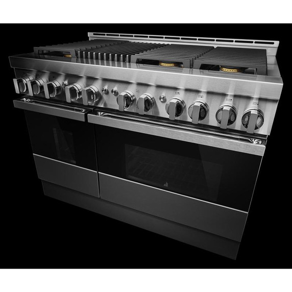 Jennair® 48" NOIR™ Gas Professional-Style Range with Infrared Grill JGRP648HM Jennair® 48" NOIR™ Gas Professional-Style Range with Infrared Grill JGRP648HM
