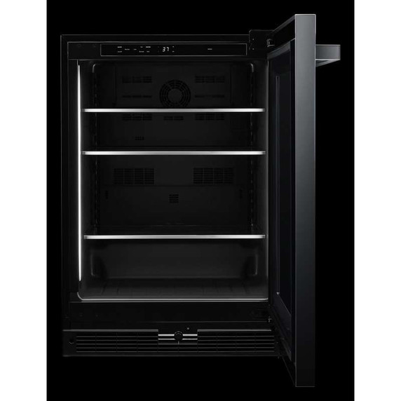 Jennair® NOIR™ 24" Under Counter Glass Door Refrigerator, Right Swing JUGFR242HM