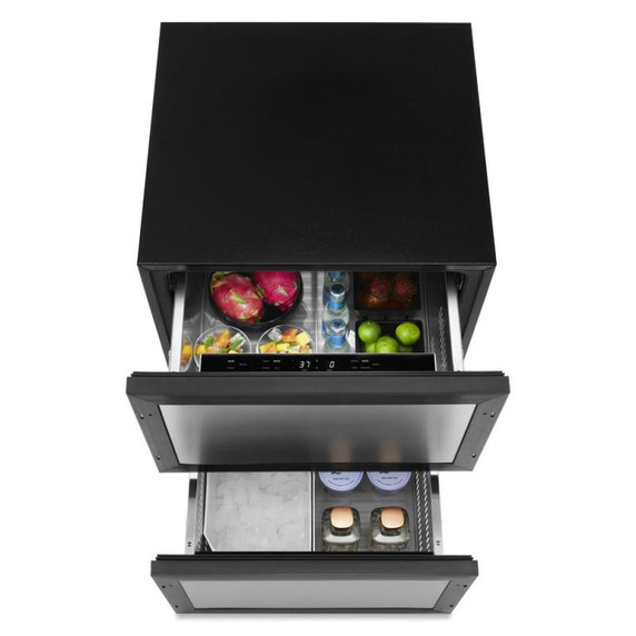 Jennair® Panel-Ready 24" Double Drawer Refrigerator/Freezer JUCFP242HX