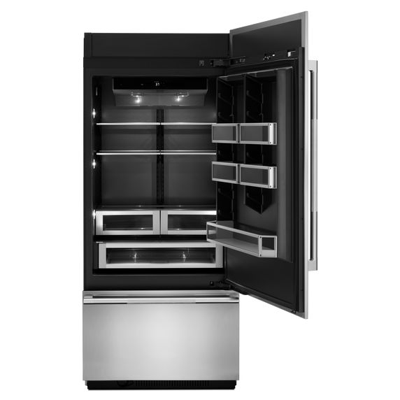 Jennair® 36” Panel-Ready Built-In Bottom-Freezer Refrigerator (Right-Hand Door Swing) JB36NXFXRE