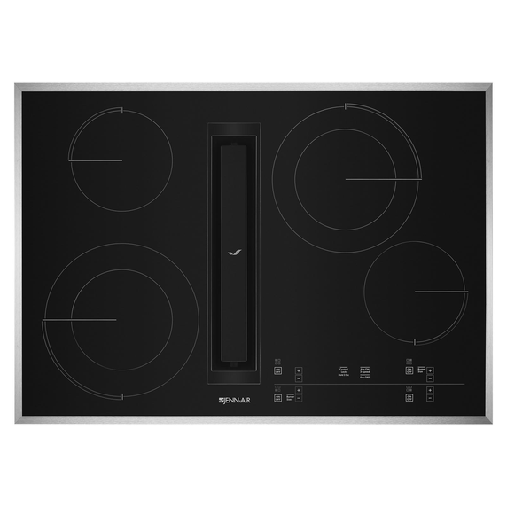 Jennair® 30 Lustre Trim Electric Radiant Downdraft Cooktop with Tap Touch Controls JED4430KS