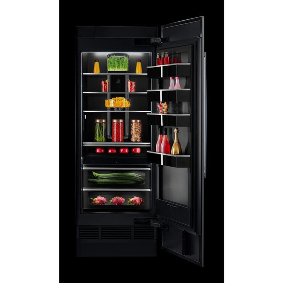 Jennair® 30" Built-In Column Freezer with NOIR™ Panel Kit, Right Swing JKCPR301GM