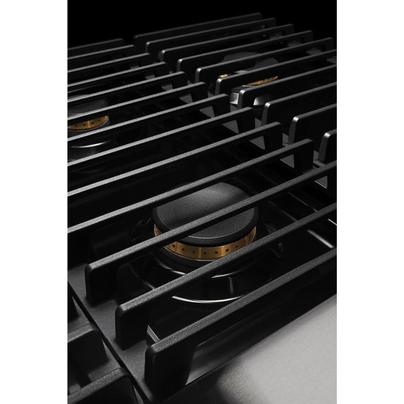 Jennair® NOIR™ 48" Dual-Fuel Professional Range with Gas Grill JDRP648HM