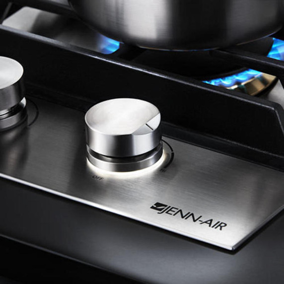 Jennair® Euro-Style 36" 5-Burner Gas Cooktop JGC3536GS