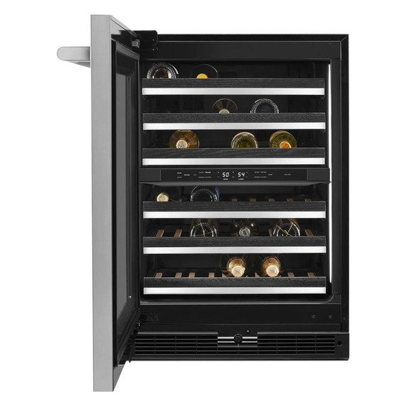 Jennair® RISE™ 24" Built-In Undercounter Wine Cellar, Left Swing JUWFL242HL