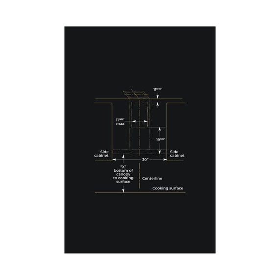 Jennair® 30" Recirculating Wall-Mount Hood JVR0430HS