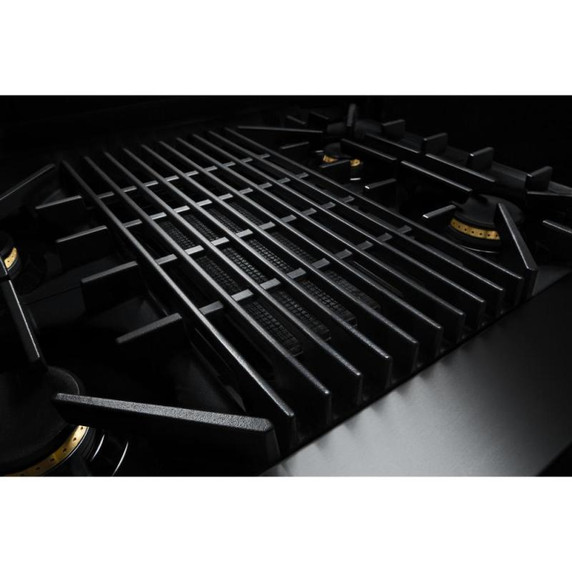 Jennair® 36" NOIR™ Gas Professional-Style Range with Infrared Grill JGRP636HM