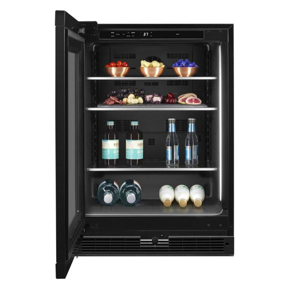 Jennair® Panel-Ready 24" Under Counter Glass Door Refrigerator, Left Swing JUGFL242HX