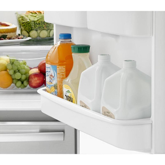 Amana® 33-inch Wide Amana® Bottom-Freezer Refrigerator with EasyFreezer™ Pull-Out Drawer − 22 cu. ft. Capacity ABB2224BRM