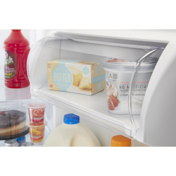 Amana® 33-inch Side-by-Side Refrigerator with Dual Pad External Ice and Water Dispenser ASI2175GRS