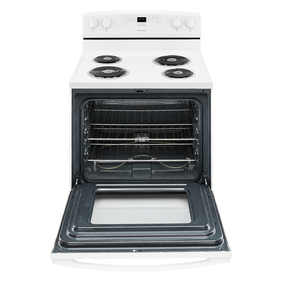 Amana® 30-inch Electric Range with Bake Assist Temps YACR4303MFW