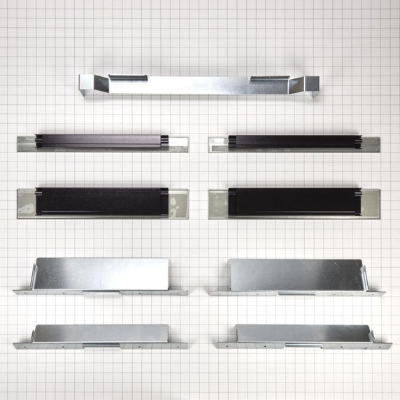 Built-In Oven Side Trim Kit, Stainless Steel W11300447