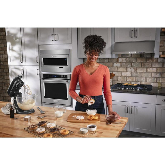 Built-In Low Profile Microwave Standard Trim Kit with Pocket Handle, Stainless Steel W11451313