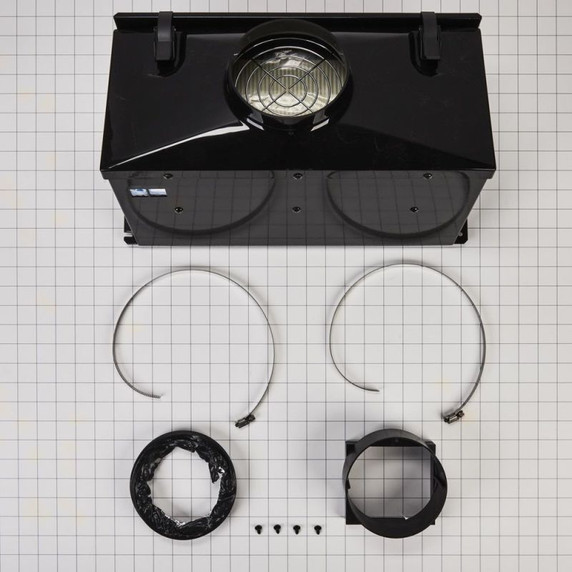 Range Ductless Downdraft Vent Kit, Black W10620783