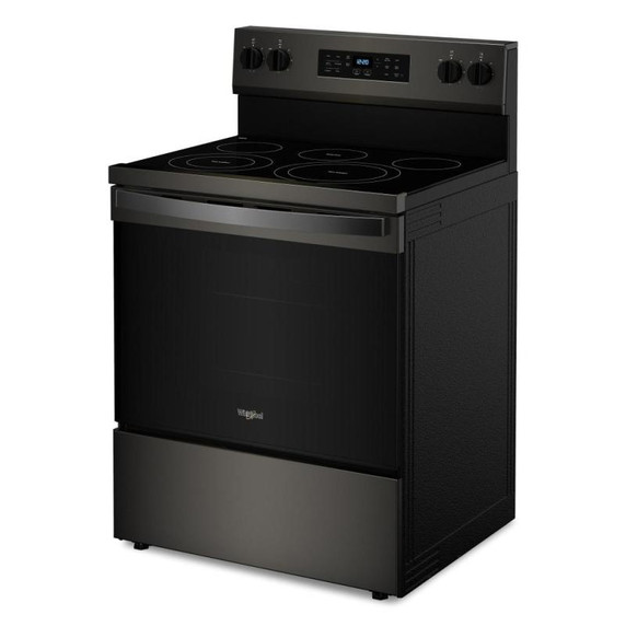 Whirlpool® 30-inch Energy Star Electric Range with Air Cooking Technology, No Preheat Air Fry and Air Baking and Self Clean YWFES5030RV