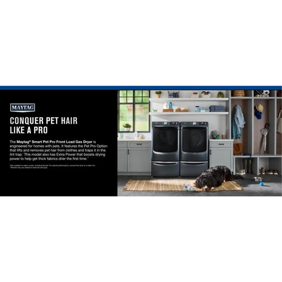 Maytag® Smart Pet Pro Front Load Gas Dryer - 7.4 CU. FT. MGD7020RF Maytag® Smart Pet Pro Front Load Gas Dryer - 7.4 CU. FT. MGD7020RF