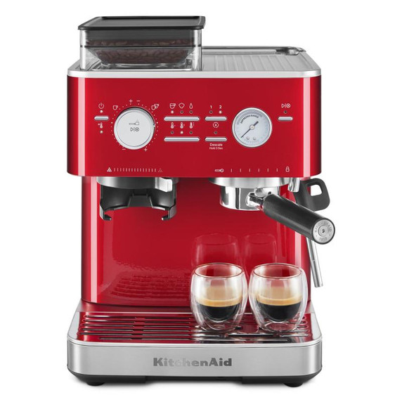 Kitchenaid® Semi Automatic Espresso Machine with Burr Grinder KES6551CA