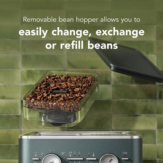 Kitchenaid® Semi Automatic Espresso Machine with Burr Grinder KES6551JP