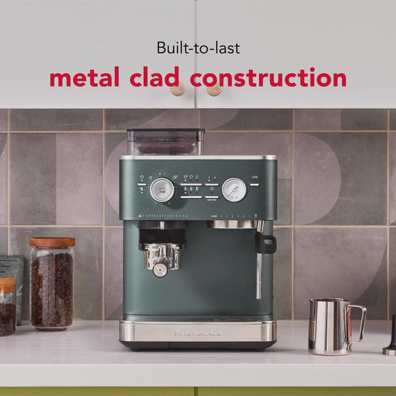 Kitchenaid® Semi Automatic Espresso Machine with Burr Grinder KES6551JP