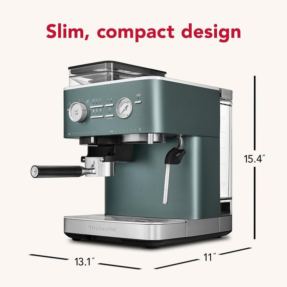 Kitchenaid® Semi Automatic Espresso Machine with Burr Grinder KES6551JP