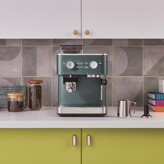 Kitchenaid® Semi Automatic Espresso Machine with Burr Grinder KES6551JP