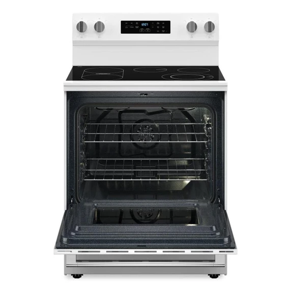 Maytag® 30-Inch Convection Electric Range With No Preheat Air Fry and Air Baking - 5.3 Cu. Ft. YMFES6030RW
