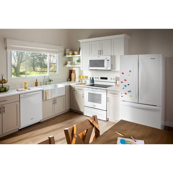 Whirlpool® 30’ W 1.7 cu. ft Over the range Microwave with 900-Watts Cooking Power YWMMS3130RW