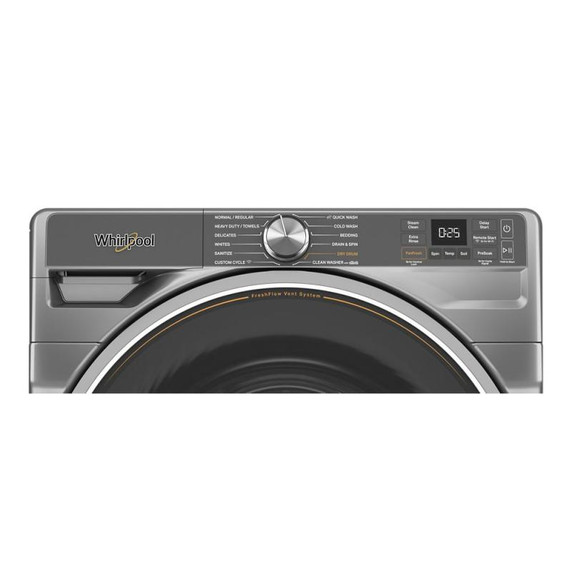 Whirlpool® 5.8 cu. ft. Smart Front Load ENERGY STAR® Certified Washer with FreshFlow™ Vent System and AI Intelligent Wash WFW6720RR Whirlpool® 5.8 cu. ft. Smart Front Load ENERGY STAR® Certified Washer with FreshFlow™ Vent System and AI Intelligent Wash WFW6720RR