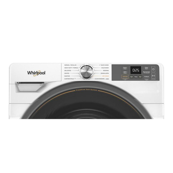 Whirlpool® 5.2 cu. ft. Smart Front Load ENERGY STAR® Certified Washer with FreshFlow™ Vent System WFW5720RW Whirlpool® 5.2 cu. ft. Smart Front Load ENERGY STAR® Certified Washer with FreshFlow™ Vent System WFW5720RW