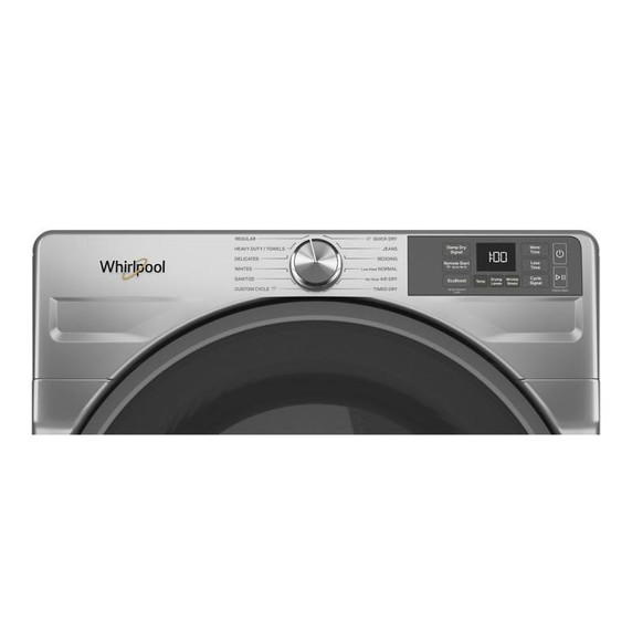 Whirlpool® 7.4 cu. ft. Smart Front Load ENERGY STAR® Electric Dryer with Wrinkle Shield™ Option YWED5720RR
