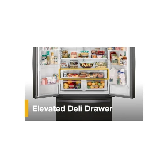 Whirlpool® 36-Inch Wide Counter-Depth French Door Bottom Mount Refrigerator - 20 cu. ft. WRFC2036RV