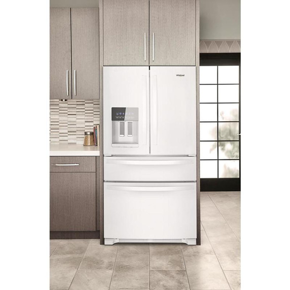 Whirlpool® 36-Inch Wide French Door Bottom Mount Refrigerator - 25 cu. ft. WRMF3636RW
