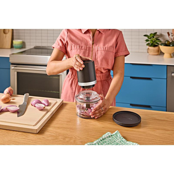KitchenAid Go™ Cordless Top Down Chopper - battery sold separately KTCR350BM