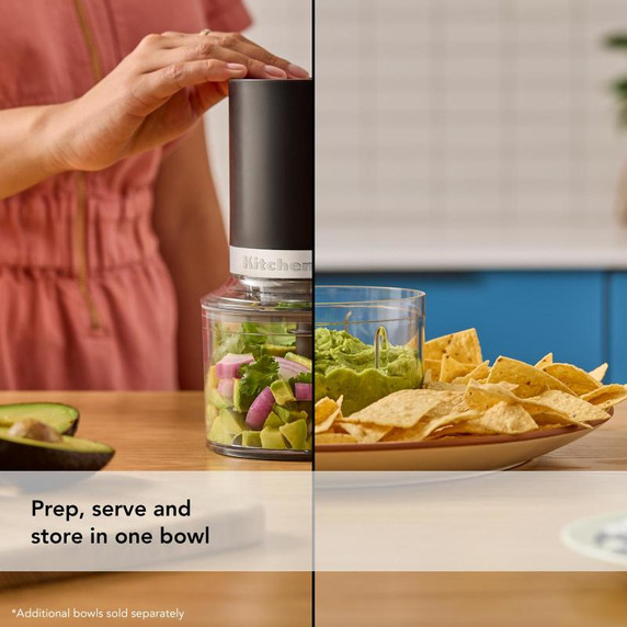 KitchenAid Go™ Cordless Top Down Chopper - battery sold separately KTCR350BM