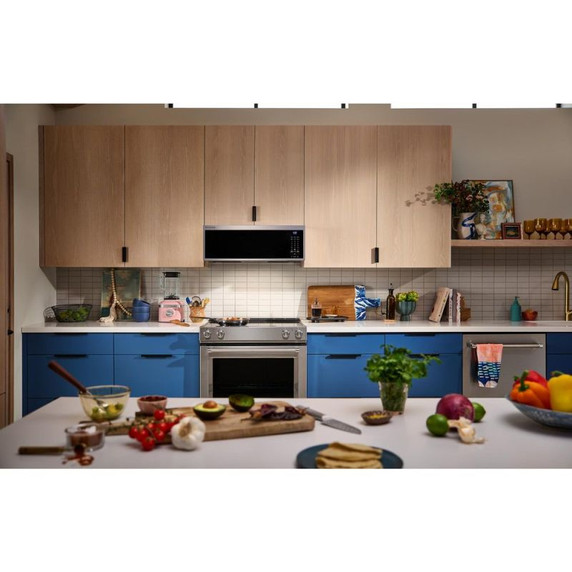 Kitchenaid® Smart Low Profile Microwave Hood Combination with Dual Fan Ventilation YKMML550RPS