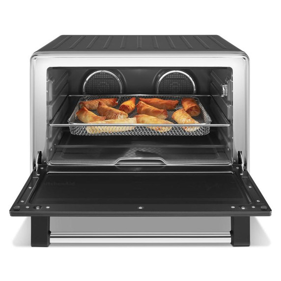 Kitchenaid® Dual Convection Countertop Oven with Air Fry and Temperature Probe KCO224BM
