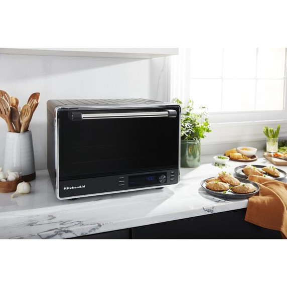Kitchenaid® Dual Convection Countertop Oven with Air Fry and Temperature Probe KCO224BM