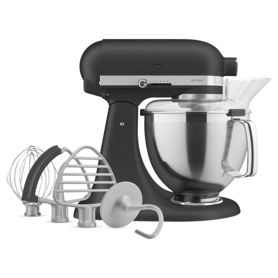 Kitchenaid® Artisan® Series Tilt-Head Stand Mixer with Premium Accessory Pack KSM195PSBK