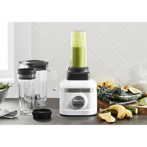 Kitchenaid® K150 3 Speed Ice Crushing Blender with 2 Personal Blender Jars KSB1332WH Kitchenaid® K150 3 Speed Ice Crushing Blender with 2 Personal Blender Jars KSB1332WH