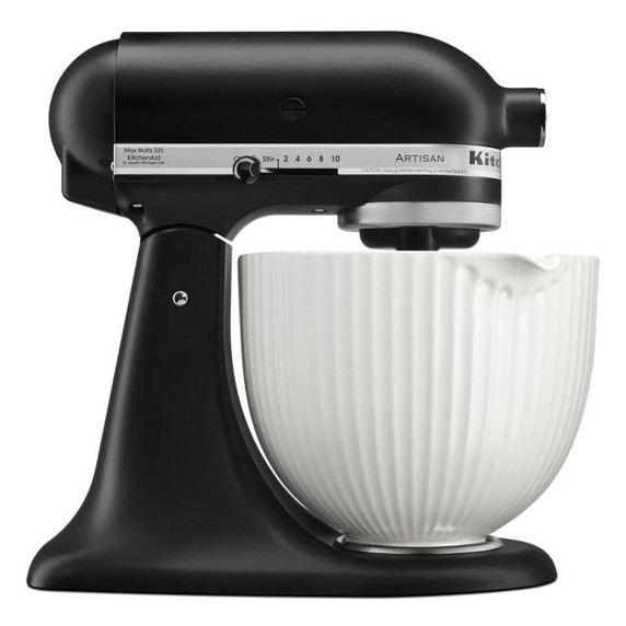 Kitchenaid® 5 Quart Classic Column Ceramic Bowl KSM2CB5PCC Kitchenaid® 5 Quart Classic Column Ceramic Bowl KSM2CB5PCC