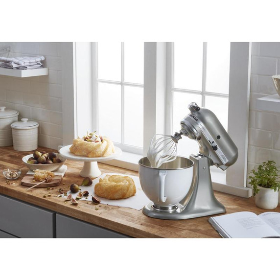 Kitchenaid® Artisan® Series Tilt-Head Stand Mixer with 5 Quart  White Colorfast Finish Stainless Steel Bowl KSM150WPCU Kitchenaid® Artisan® Series Tilt-Head Stand Mixer with 5 Quart  White Colorfast Finish Stainless Steel Bowl KSM150WPCU