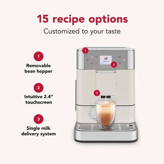 KitchenAid.ca Exclusive Colour - Fully Automatic Espresso Machine KF6 KES8556PL