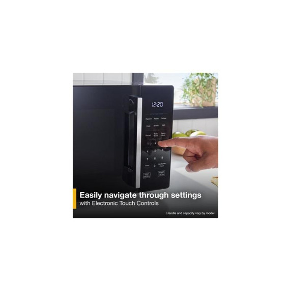 Whirlpool® 0.9 cu. ft. Stainless Steel Countertop Microwave With Steam Clean - 900 watt WMCS3019RS