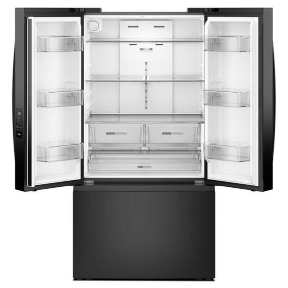 Whirlpool® 36-Inch French Door Refrigerator with Ice Maker - 31 cu. ft. WRFF3136SB